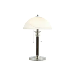 Traditional Glass Shade Table Lamp
