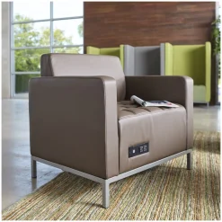Traffic Modular Lounge Guest Chair with USB/Power