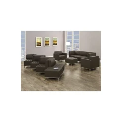 Traffic Modular Seating Armless Guest Chair with Power Outlets