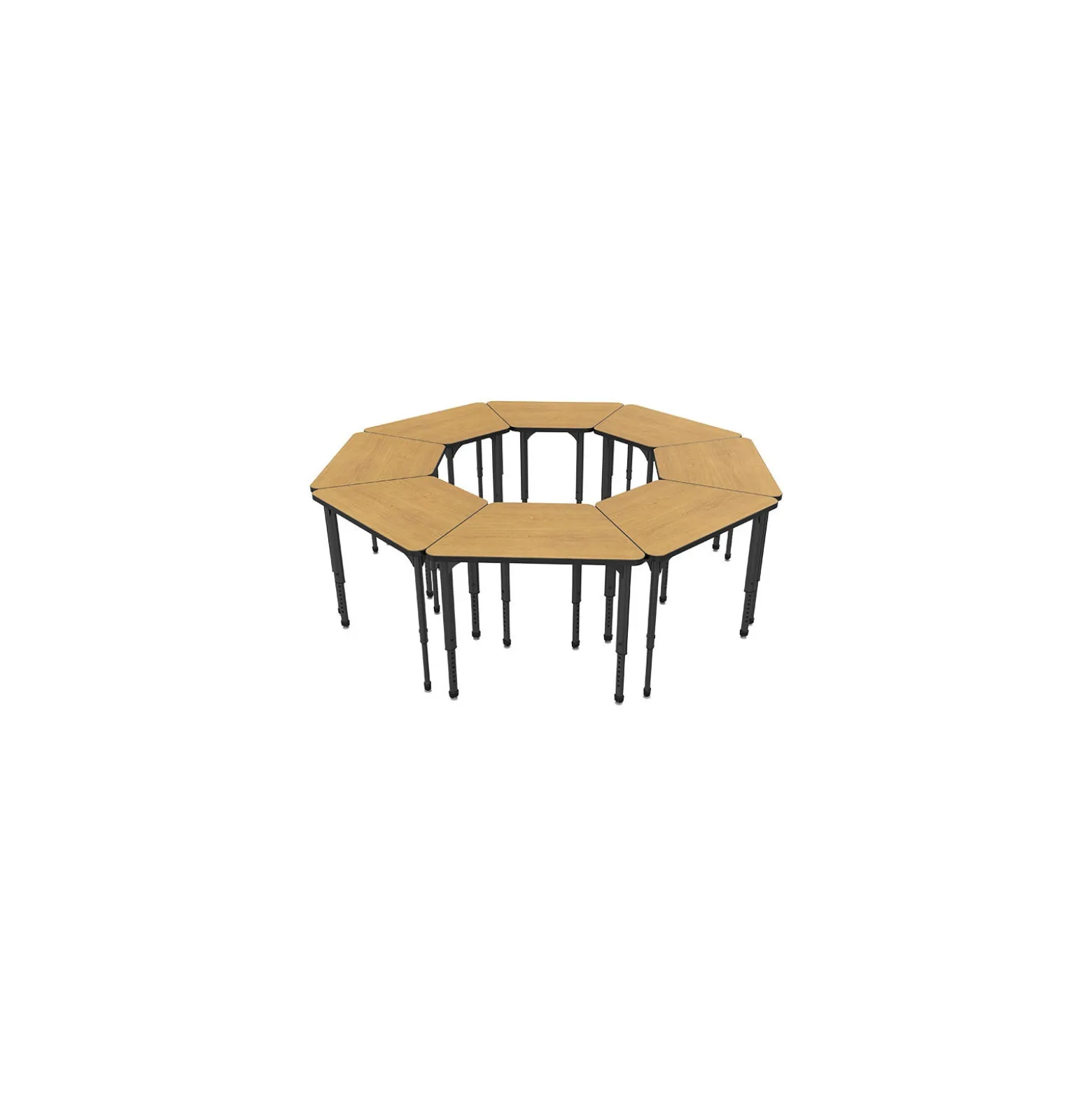 Trapezoidal Shaped Desk