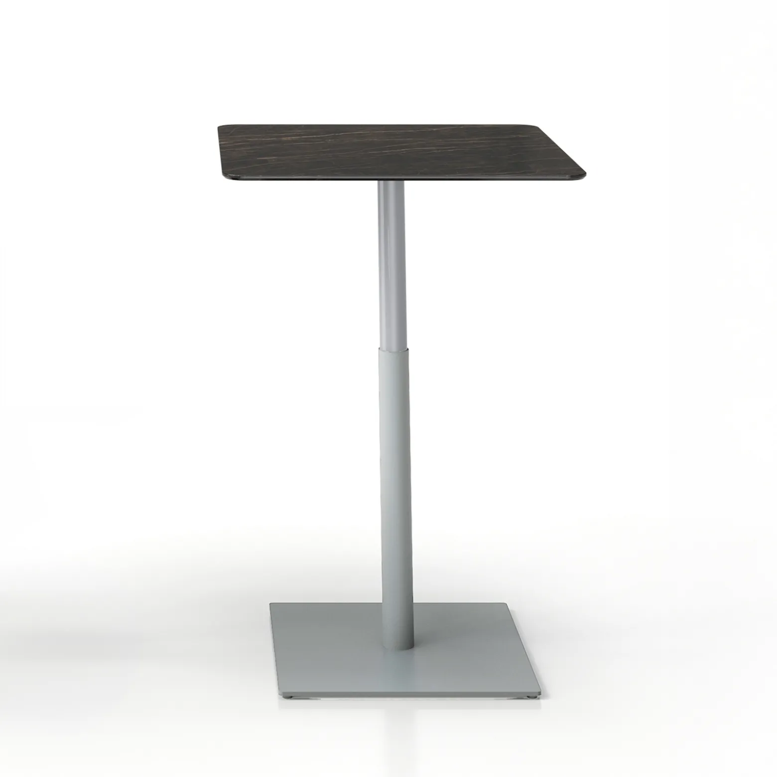 Trellex Square Height-Adjustable Table 30"D