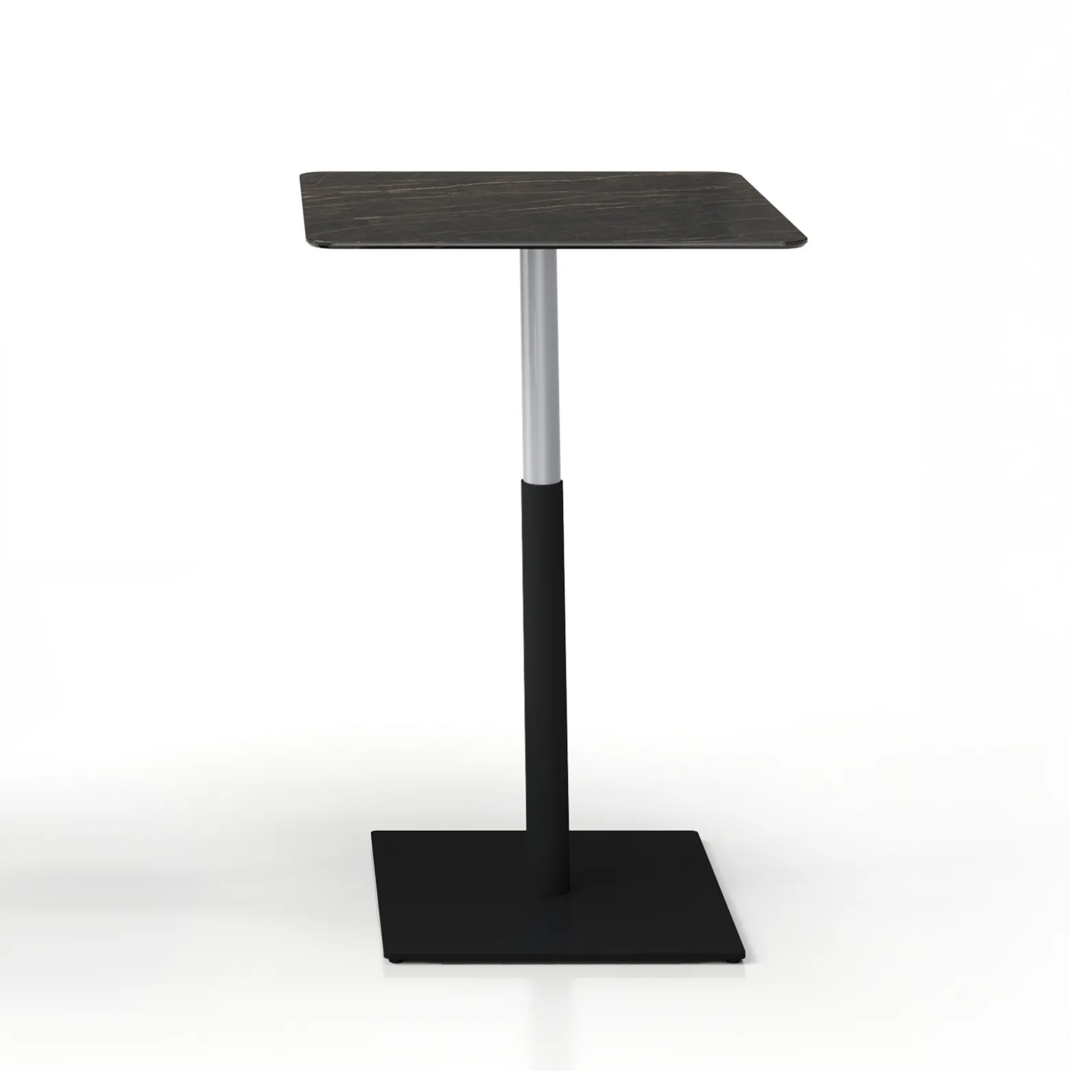 Trellex Square Height-Adjustable Table 30"D