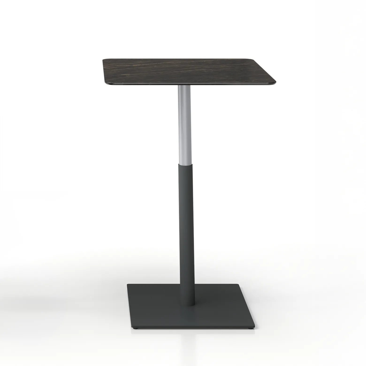 Trellex Square Height-Adjustable Table 30"D