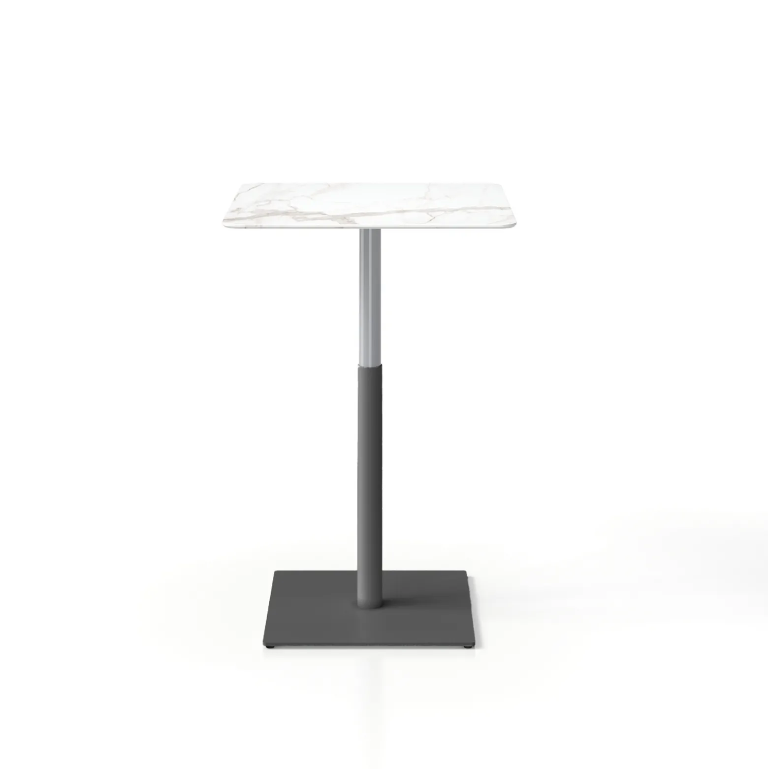 Trellex Square Height-Adjustable Table 30"D
