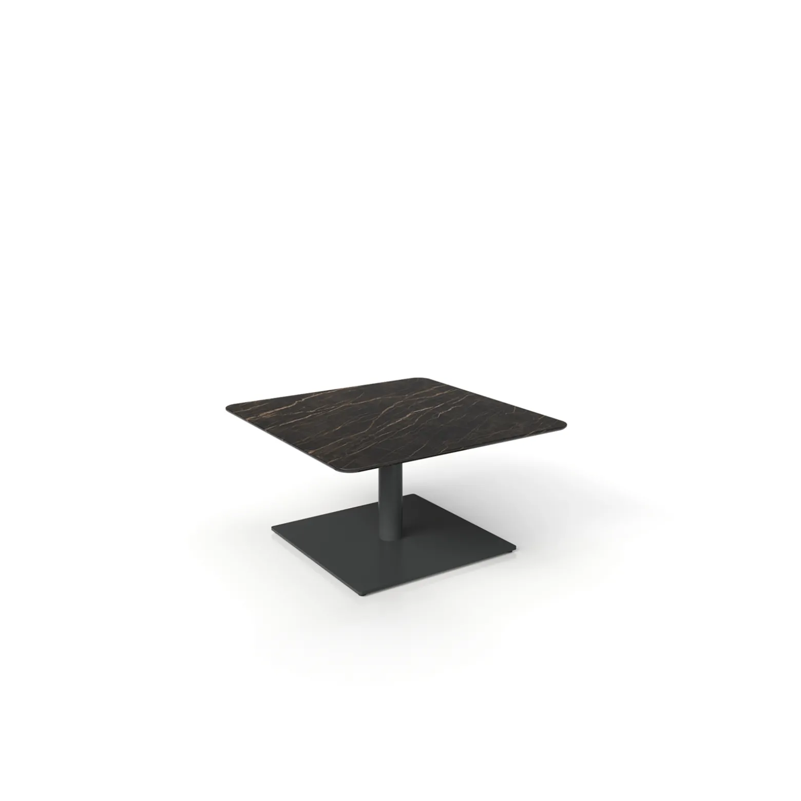 Trellex Square Table 24"Dx16"H