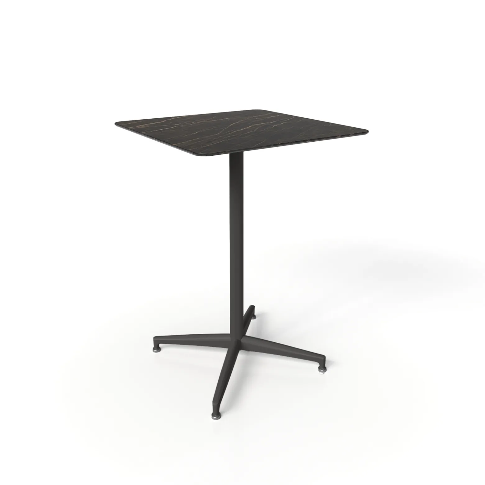 Trellex Square X-Base Table 30"Dx42"H