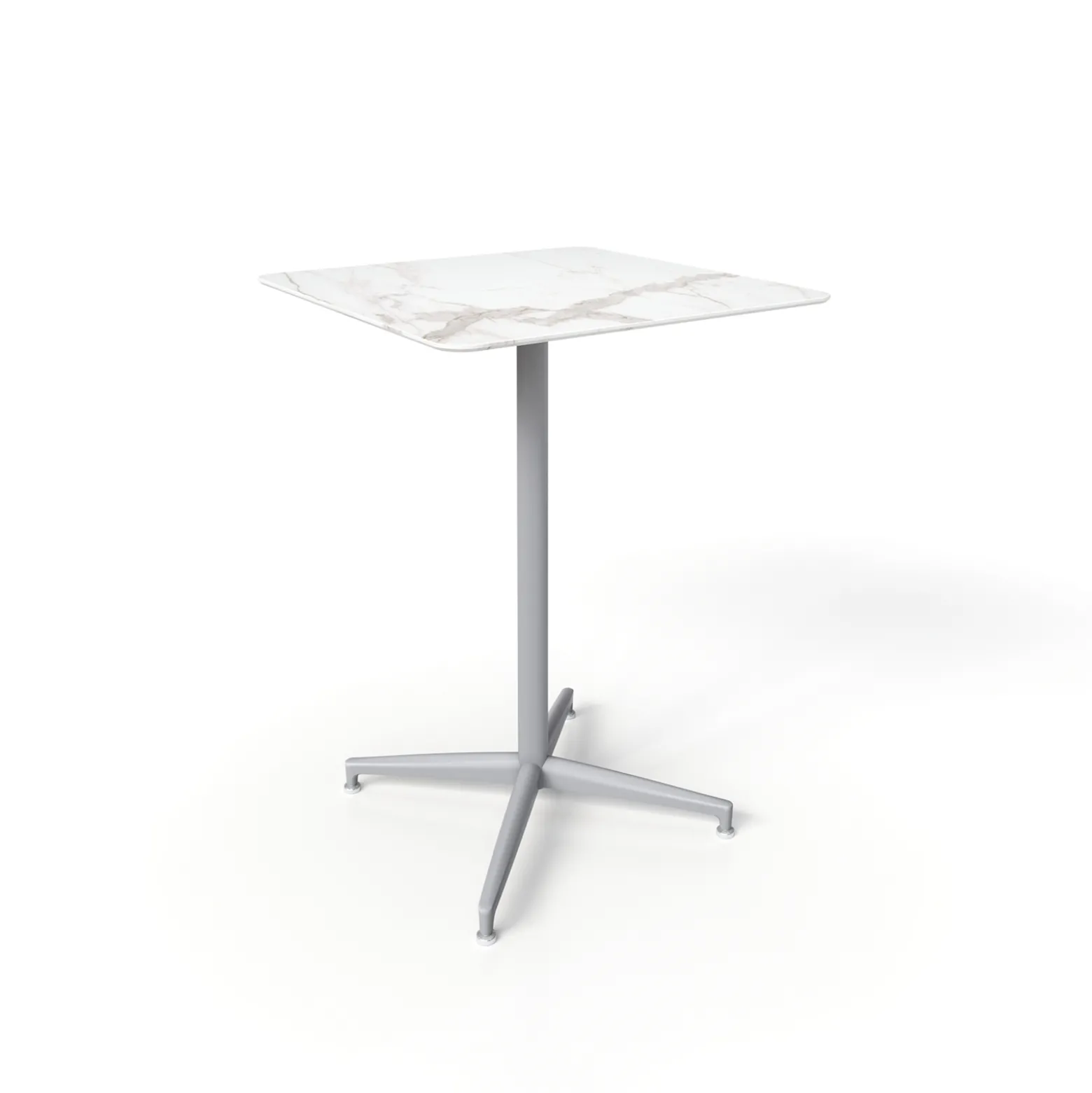 Trellex Square X-Base Table 30"Dx42"H