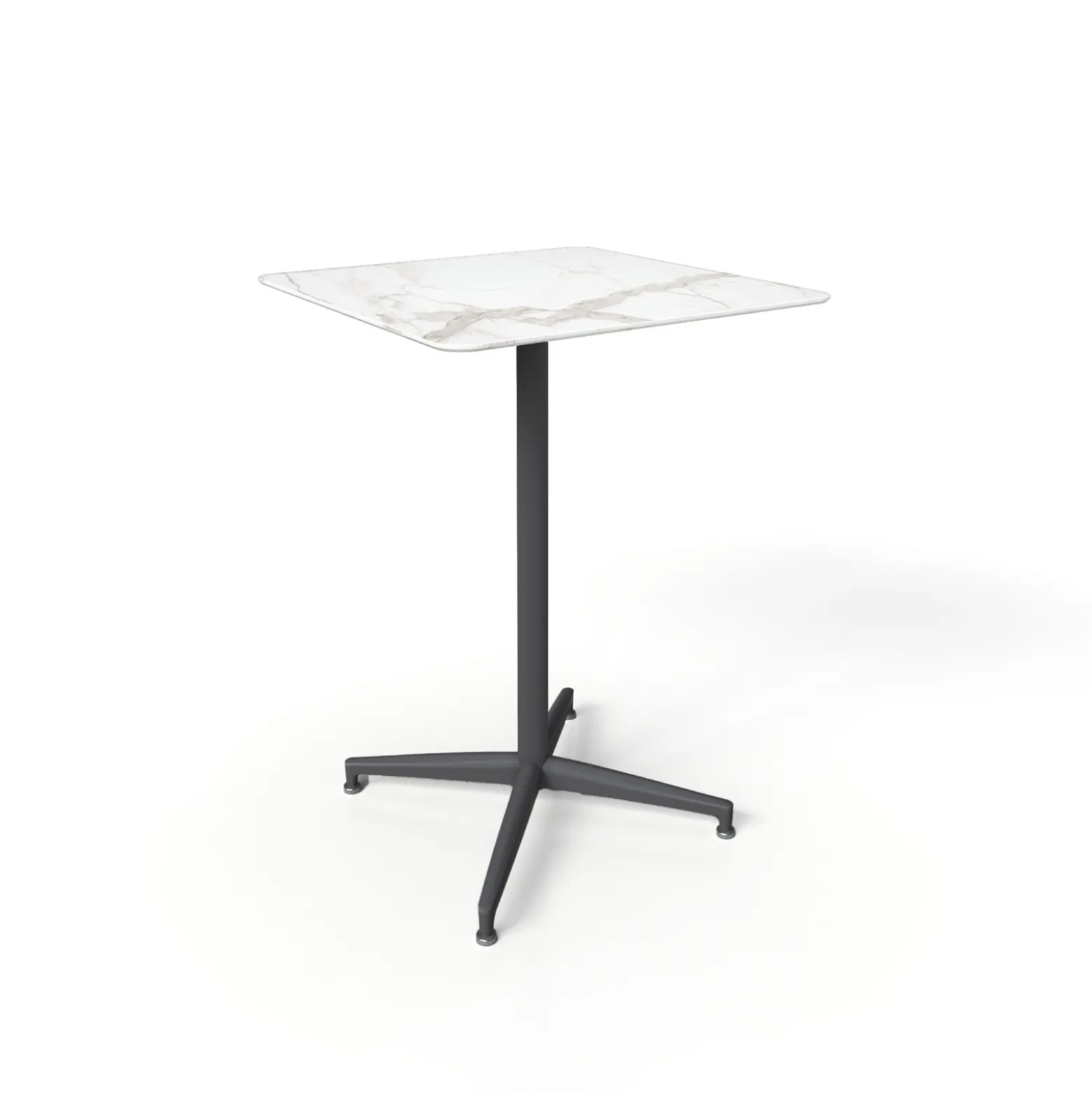 Trellex Square X-Base Table 30"Dx42"H