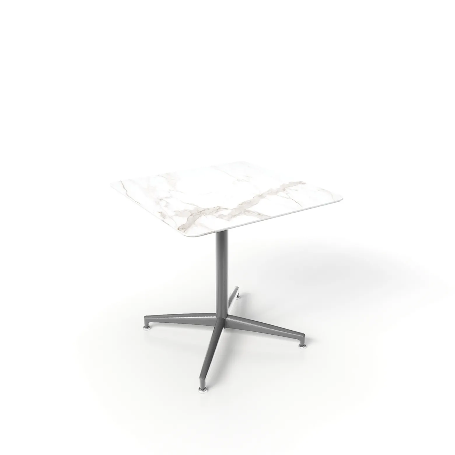 Trellex Square X-Base Table 30"Dx29"H