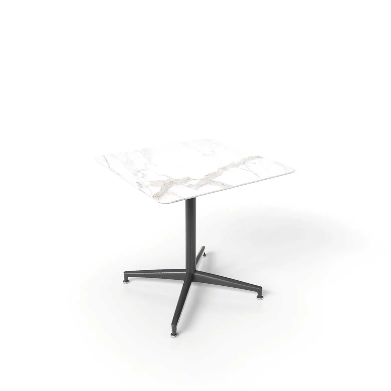 Trellex Square X-Base Table 30"Dx29"H