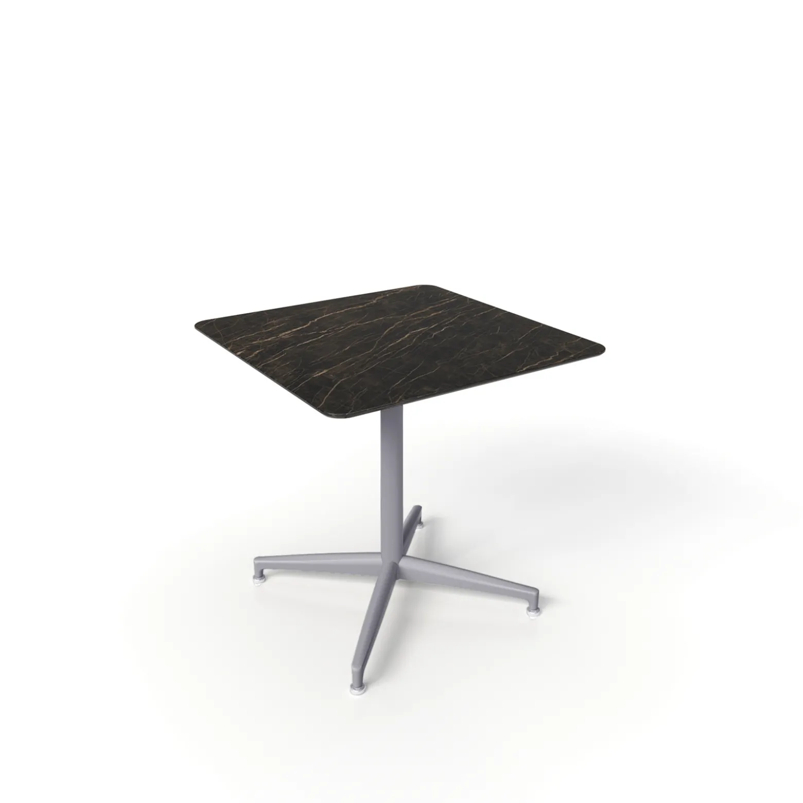 Trellex Square X-Base Table 30"Dx29"H