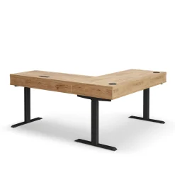Trenton Adjustable-Height L-Desk w/ Right Return