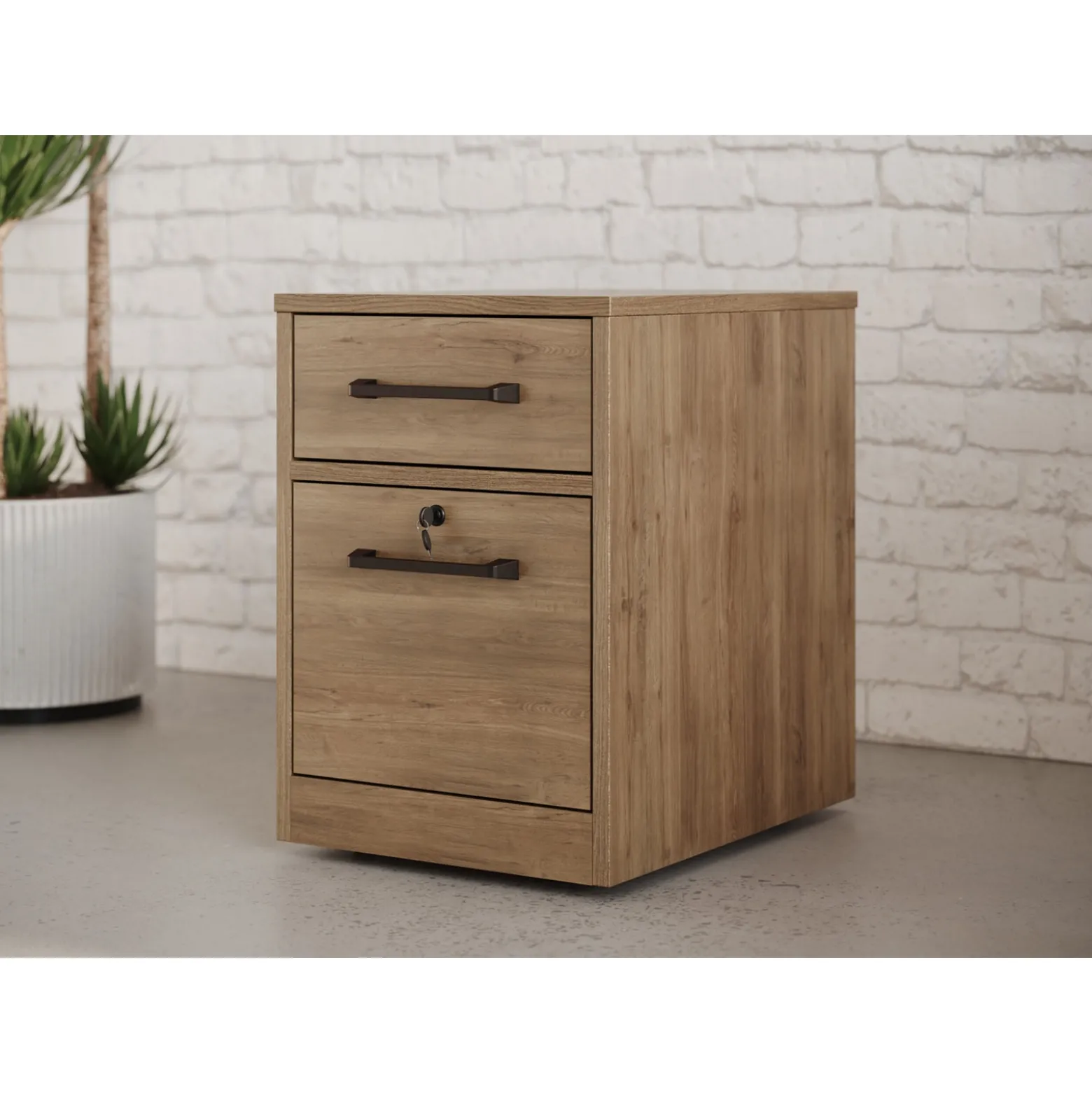 Trenton 2-Drawer Mobile File Pedestal – 16"W