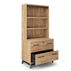Trenton Lateral File w/ Hutch – 36"W