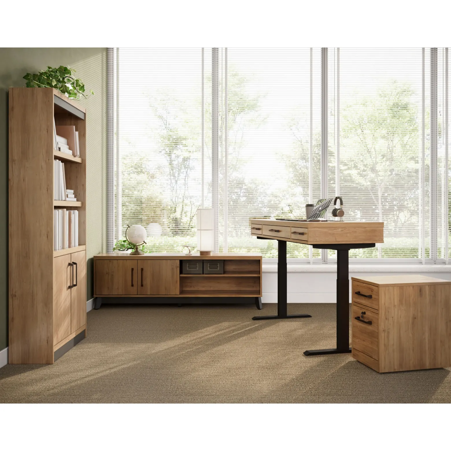 Trenton Low Credenza – 70"Wx16.75”D