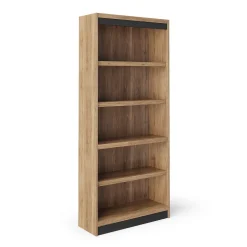 Trenton 5-Shelf Bookcase – 74"H