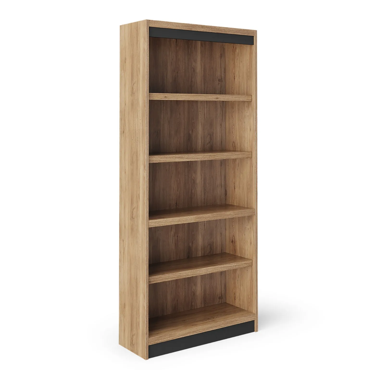 Trenton 5-Shelf Bookcase – 74"H