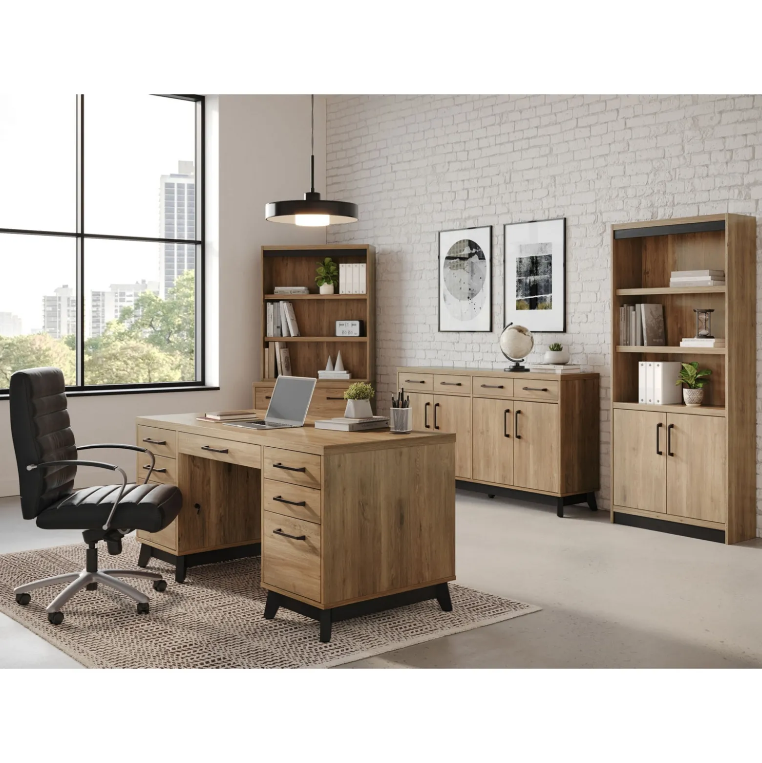 Trenton Storage Credenza – 64"Wx16”D
