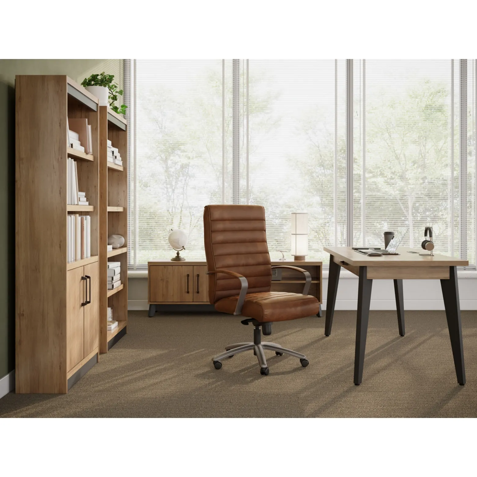 Trenton Writing Desk – 65"Wx28”D