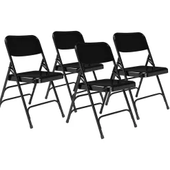 Triple Brace Steel Folding Chair 4 Pack