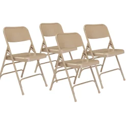 Triple Brace Steel Folding Chair 4 Pack