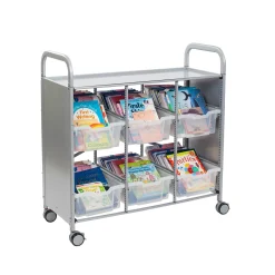 Triple Cart with 6 Trays - 6