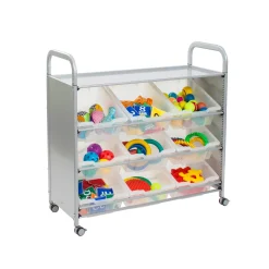 Triple Storage Cart with 12 Trays - 6