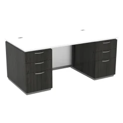 Tuxedo Double-Pedestal Executive Desk - 72"W x 36"D