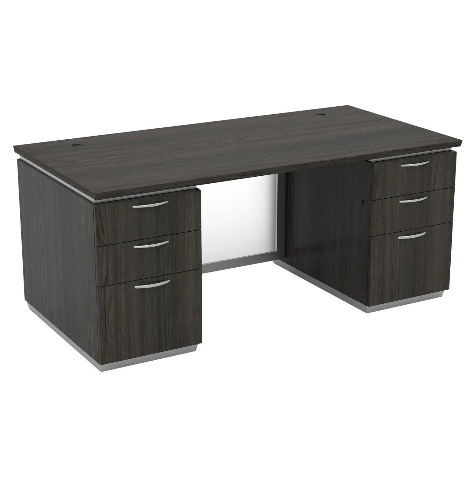 Tuxedo Double-Pedestal Executive Desk - 72"W x 36"D