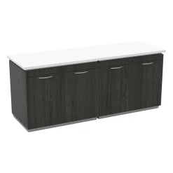 Tuxedo Four Door Double Storage Credenza - 72