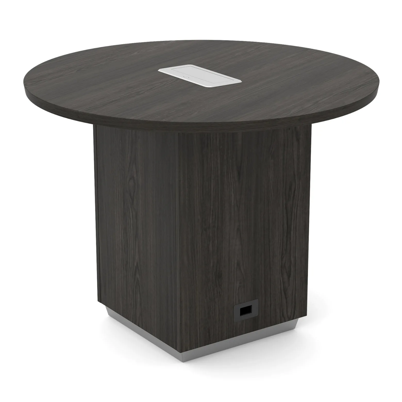 Tuxedo Four Seat Round Conference Table - 48" Diameter