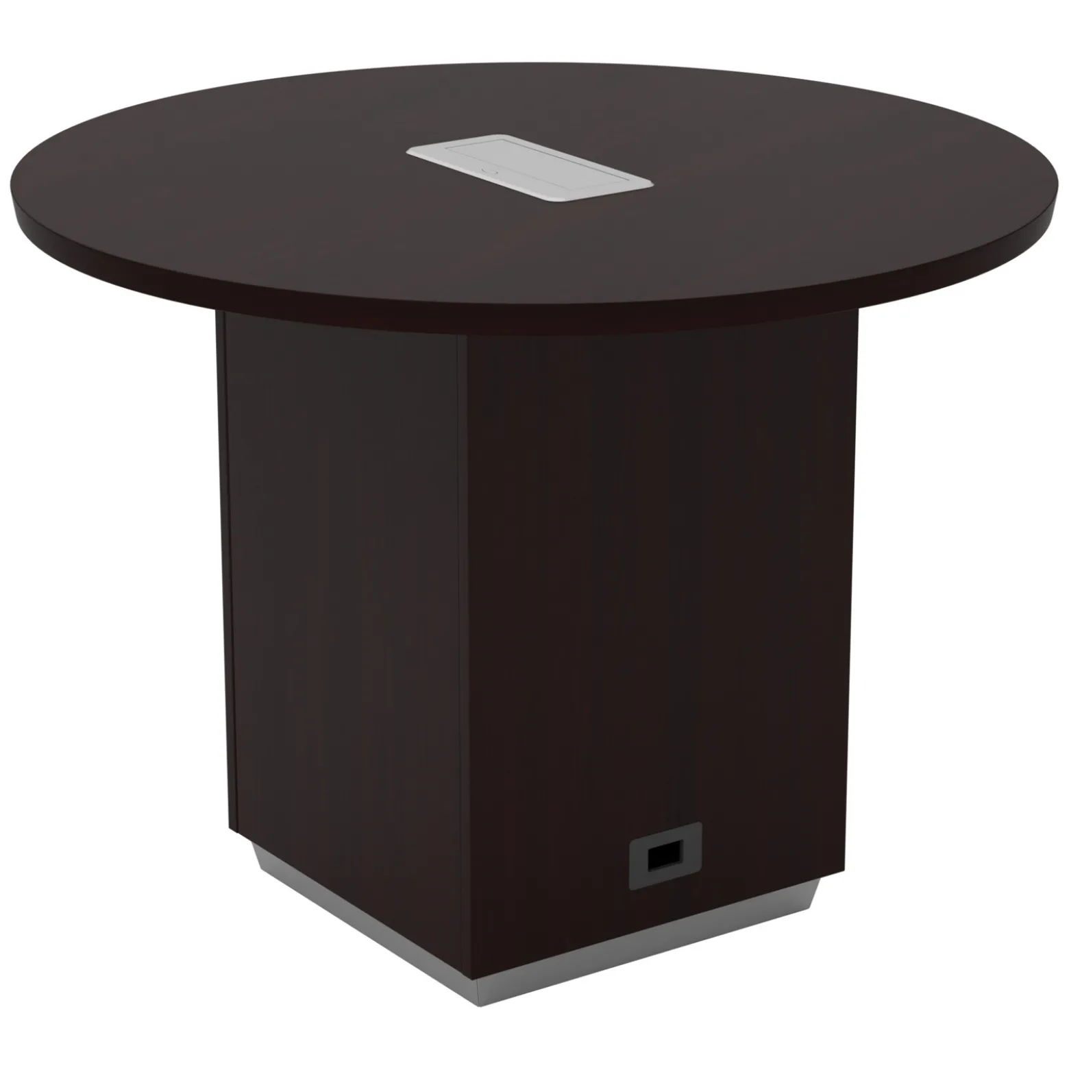 Tuxedo Four Seat Round Conference Table - 48" Diameter