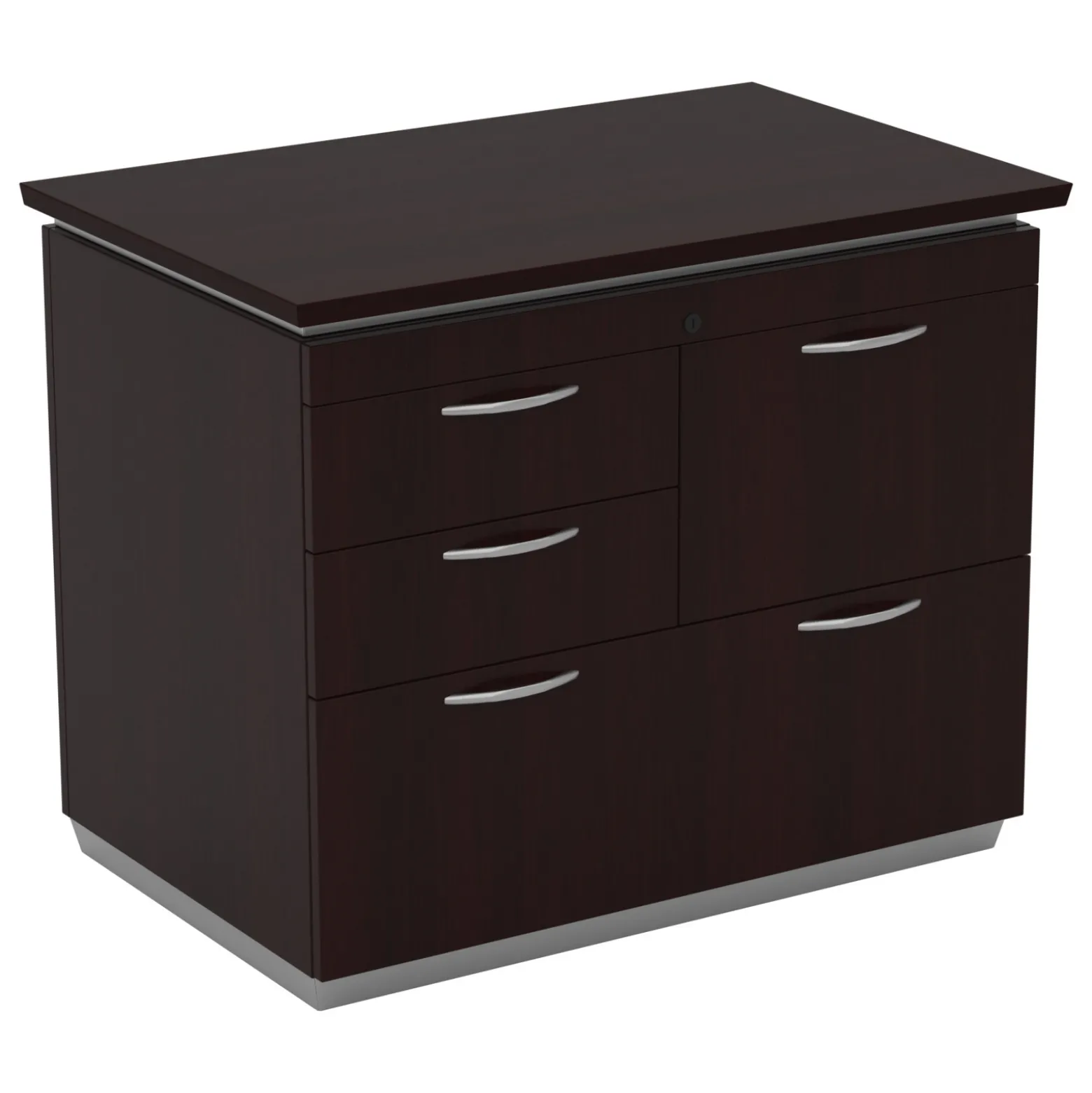 Tuxedo Mixed-Drawer File Cabinet - 36"W x 20"D