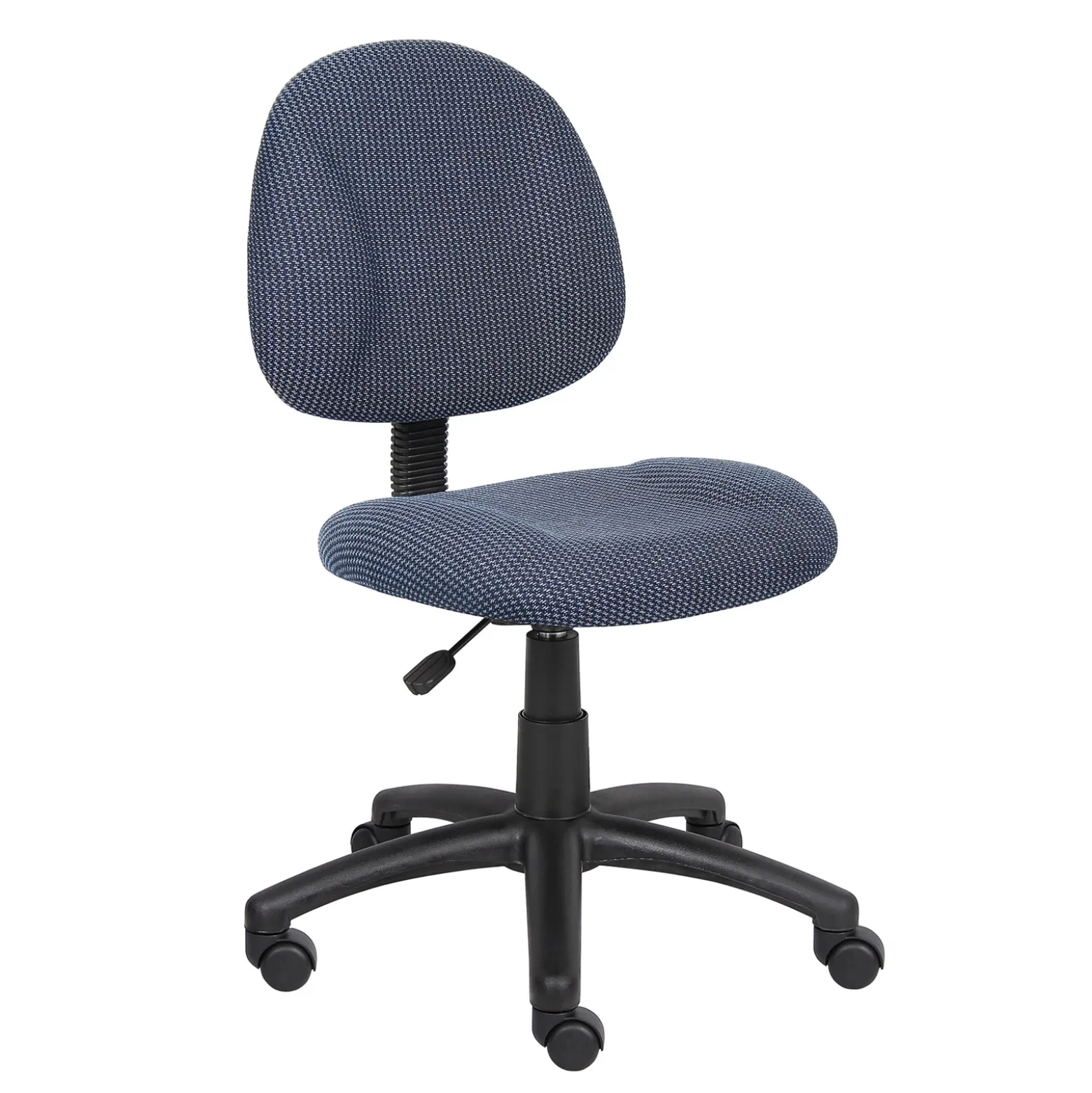 Tweed Fabric Armless Task Chair