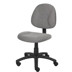 Tweed Fabric Armless Task Chair