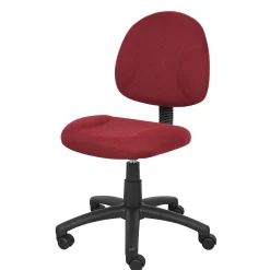 Tweed Fabric Armless Task Chair