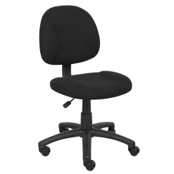 Tweed Fabric Armless Task Chair
