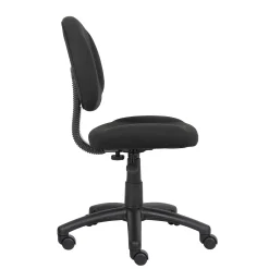 Tweed Fabric Armless Task Chair