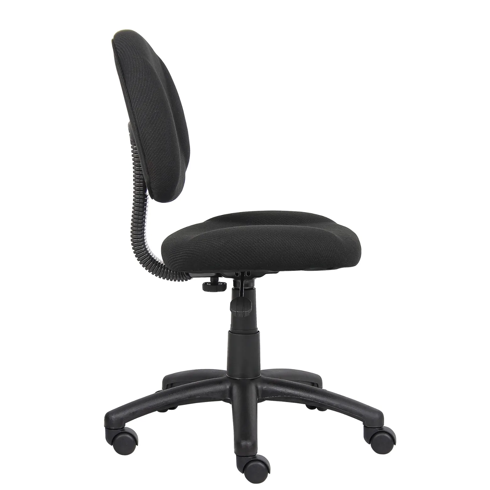 Tweed Fabric Armless Task Chair