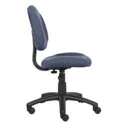 Tweed Fabric Armless Task Chair