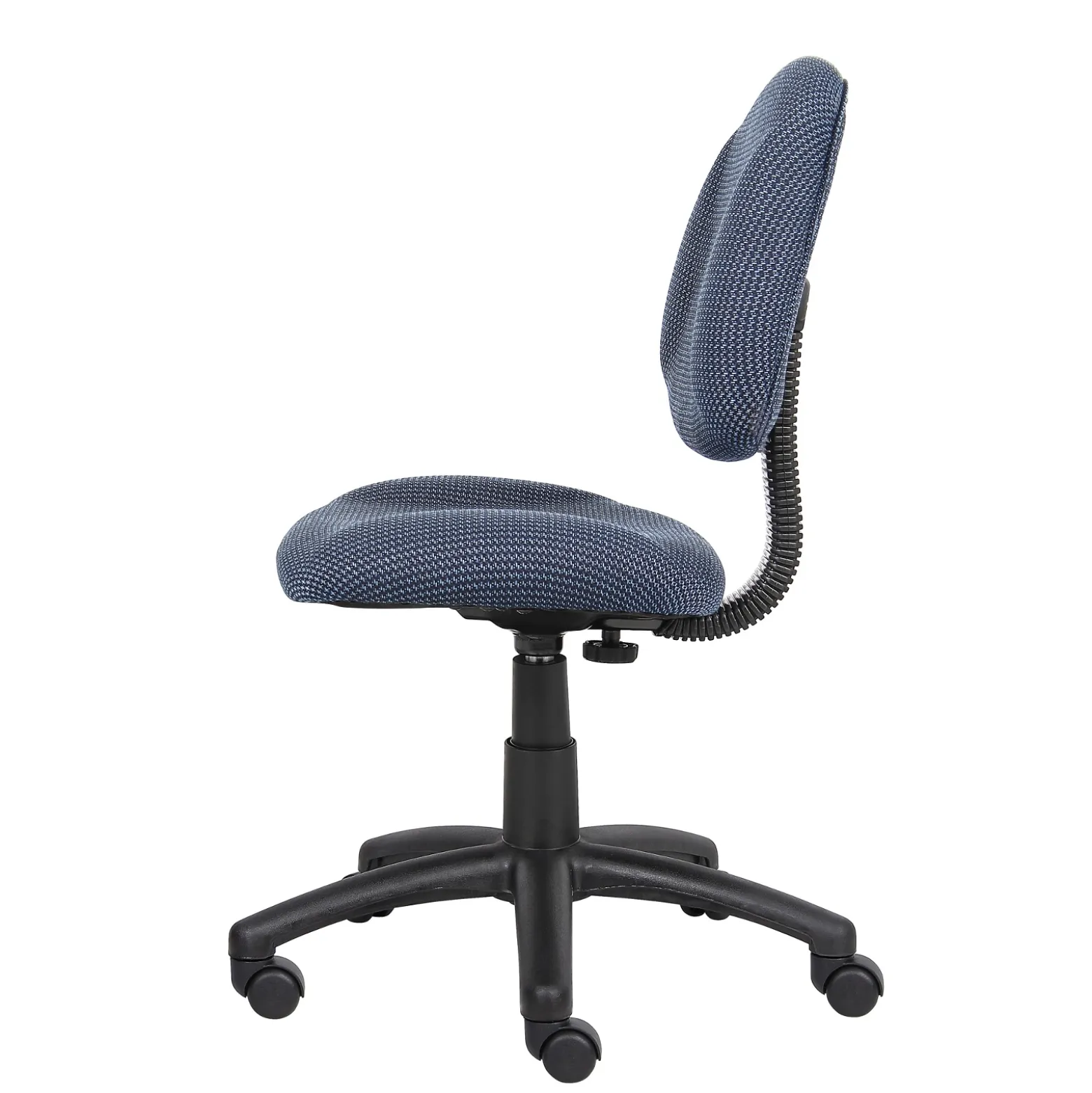 Tweed Fabric Armless Task Chair