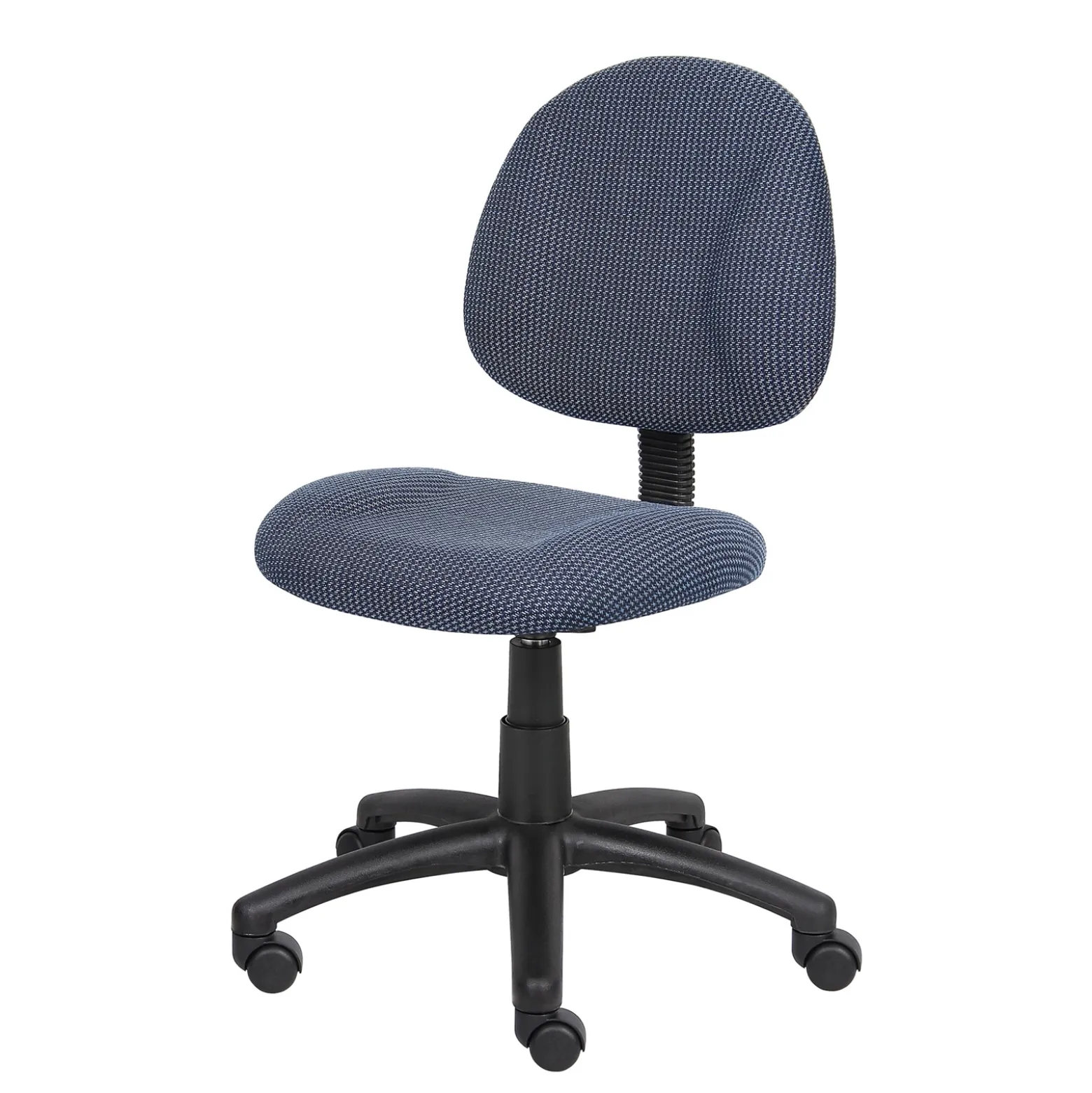 Tweed Fabric Armless Task Chair
