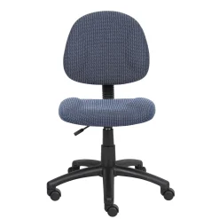 Tweed Fabric Armless Task Chair