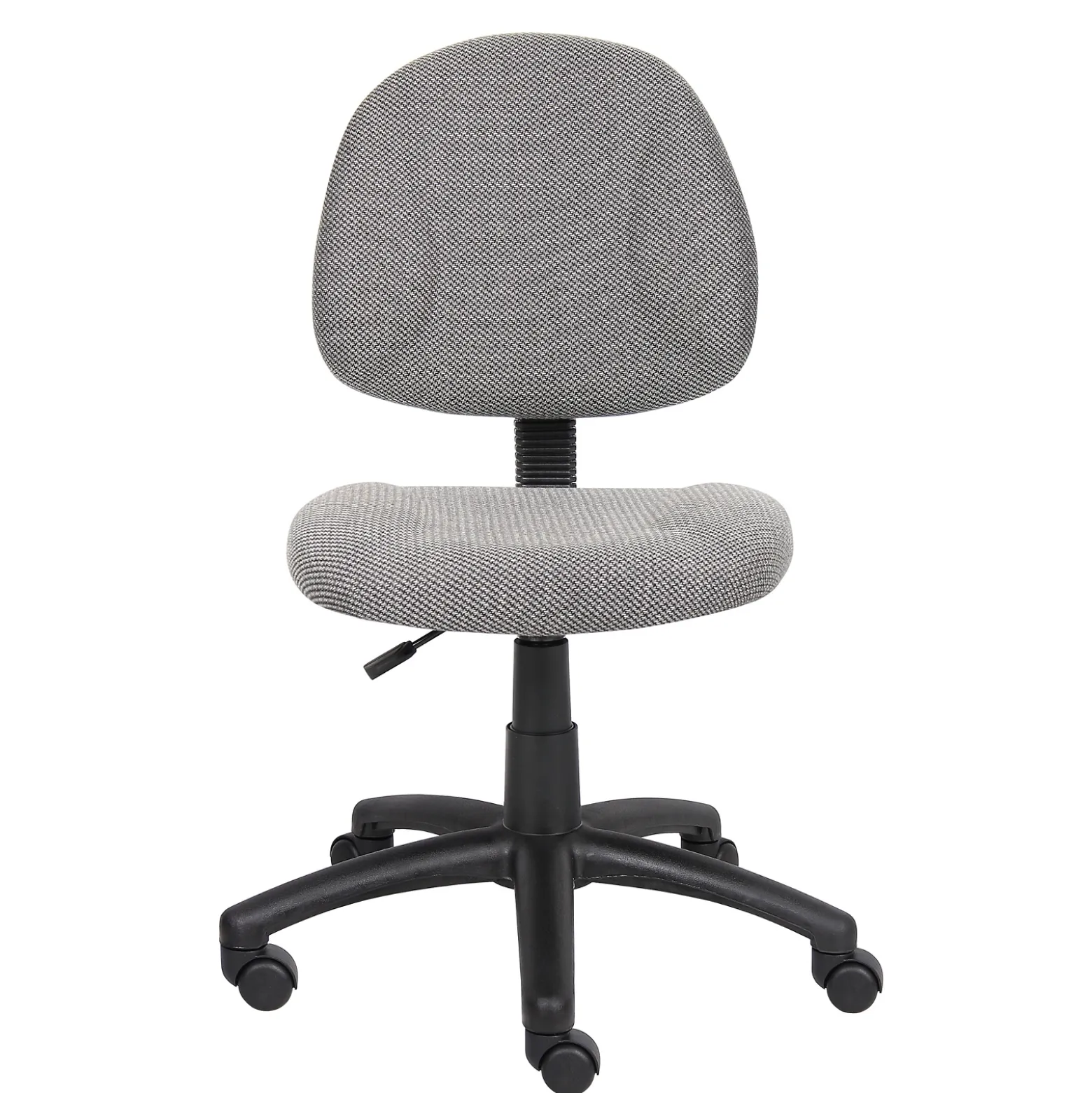 Tweed Fabric Armless Task Chair