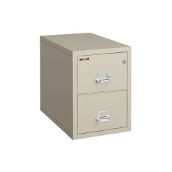 Two Drawer Fireproof Legal Size Vertical File - 31"D