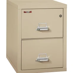 Two Drawer Fireproof Legal Size Vertical File - 31"D