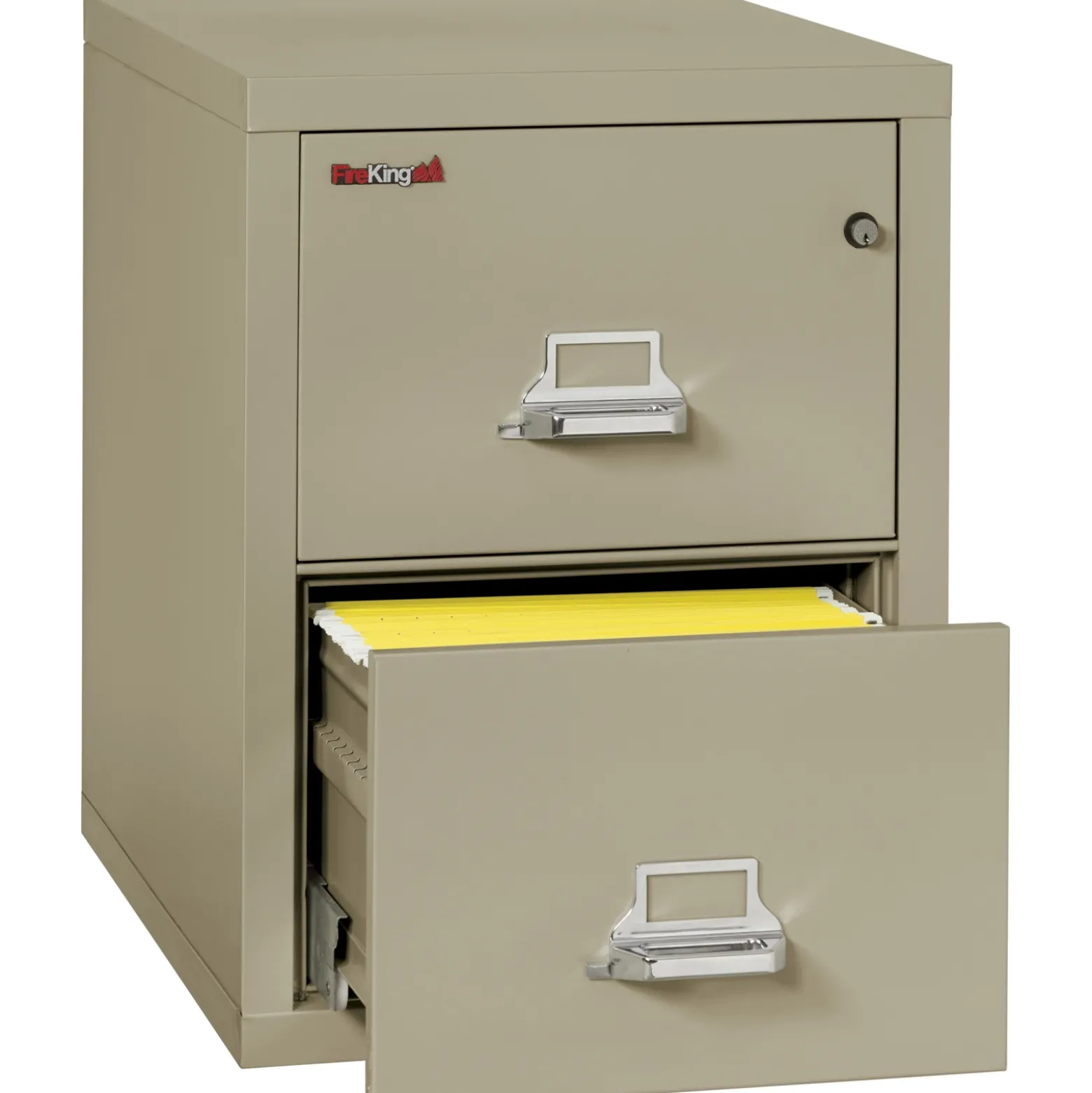 Two Drawer Fireproof Legal Size Vertical File - 31"D