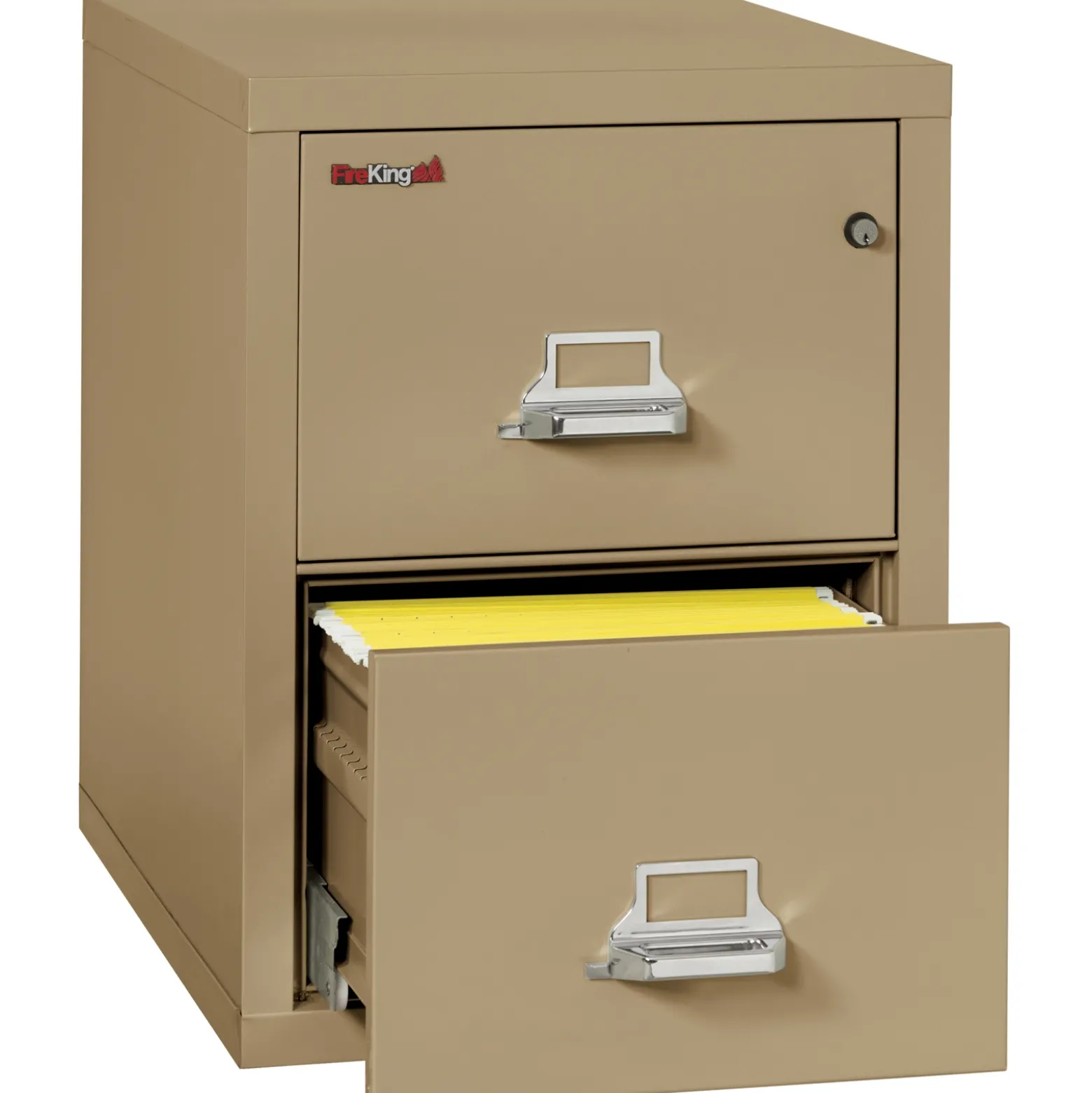 Two Drawer Fireproof Legal Size Vertical File - 31"D