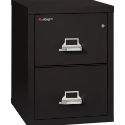 Two Drawer Fireproof Letter Size Vertical File - 25"D