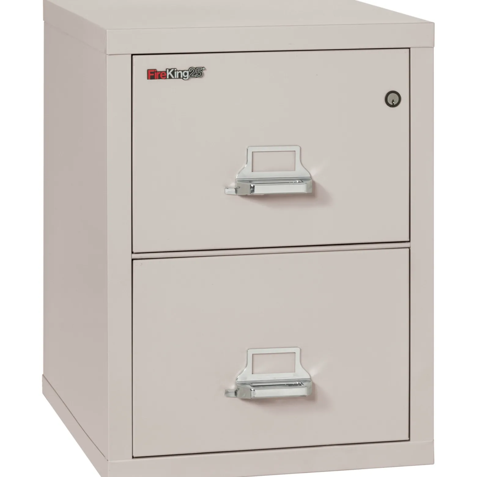 Two Drawer Fireproof Letter Size Vertical File - 25"D